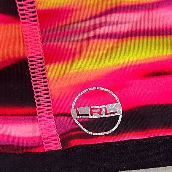 Ralph Lauren Pink and Black Activewear Top 1/4 Zip Thumbholes SZ XL - Picture 7 of 8